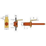 rivet masse 1 à 90°